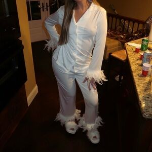 White Feather Pajamas